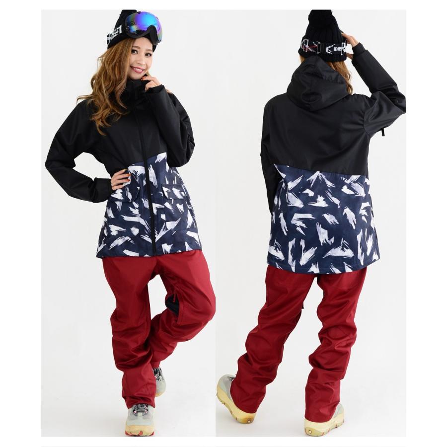 リアリズム スノーボード ウェア レディース 上下セット スノボー