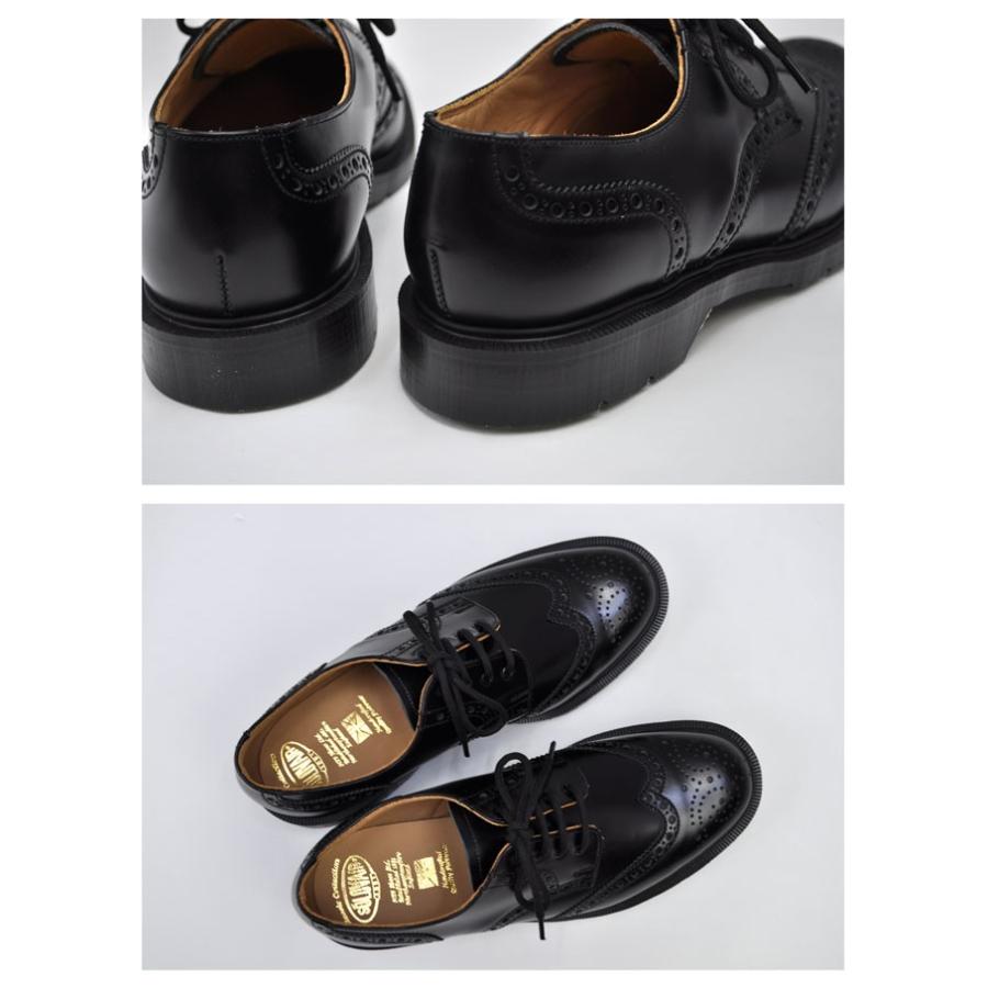 SOLOVAIR ソロヴェアー 4-eyelet Brogue Solovair / ソロヴェアー 4Eye Derby Brogue Shoe(Hi-Shine