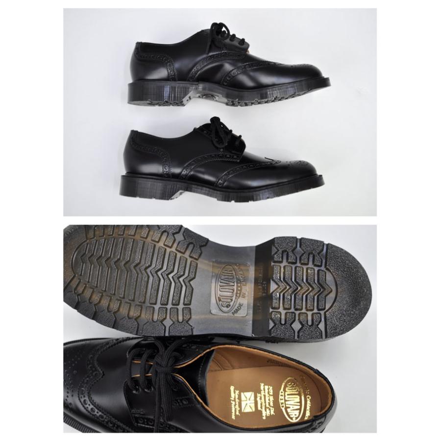 Solovair / ソロヴェアー 4Eye Derby Brogue Shoe(Hi-Shine