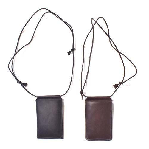 Slow/スロウ Pecos kip leather -neck pouch L : CS STORE - 通販 