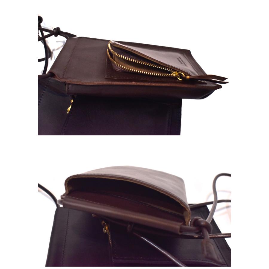 Slow/スロウ Pecos kip leather -neck pouch L : CS STORE - 通販 