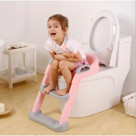 補助便座 子供 トイレトレーニング おまる トイレ 物品 引出物 ステップ 補助 折りたたみ式 ピンク 踏み台