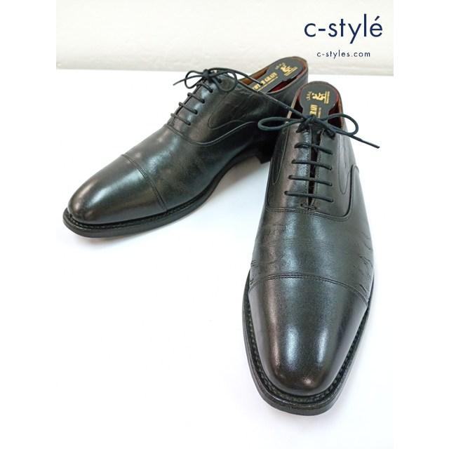[人気] SCOTCH GRAIN スコッチグレイン レザーシューズ 25・1/2 ブラック 革靴 シューキーパー付き 2776 | ★ B073 | 