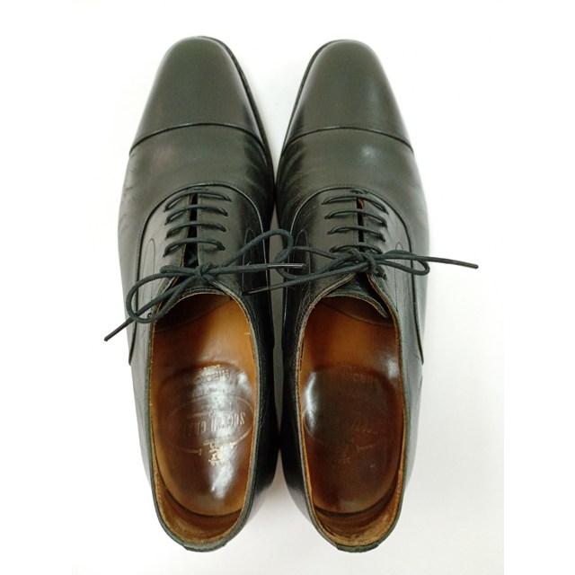 [人気] SCOTCH GRAIN スコッチグレイン レザーシューズ 25・1/2 ブラック 革靴 シューキーパー付き 2776 | ★ B073 |  | 02
