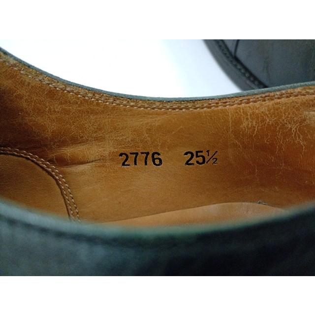 [人気] SCOTCH GRAIN スコッチグレイン レザーシューズ 25・1/2 ブラック 革靴 シューキーパー付き 2776 | ★ B073 |  | 05