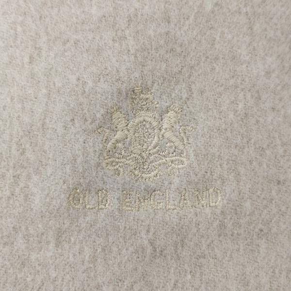 B317 [人気] OLD ENGLAND オールドイングランド 大判ストール クリーム 