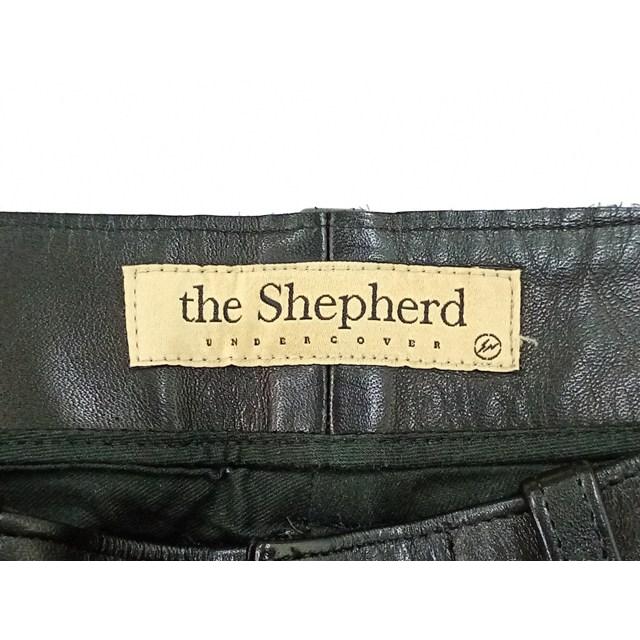 [人気] the Shepherd UNDERCOVER ザシェパードアンダーカバー 異素材パンツ 1 ブラック ホースレザー UST9501 | ★ B363 |  | 02