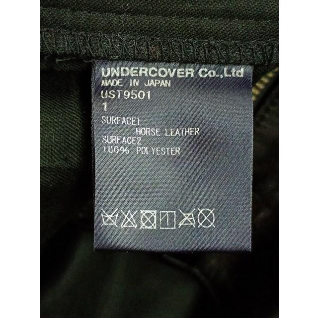 [人気] the Shepherd UNDERCOVER ザシェパードアンダーカバー 異素材パンツ 1 ブラック ホースレザー UST9501 | ★ B363 |  | 03