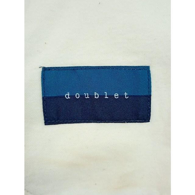 [人気] doublet ダブレット 異素材パンツ S ベージュ系 日本製 コーデュロイ風 フロッキープリント 14AW07PT24 | ★ B392 |  | 02