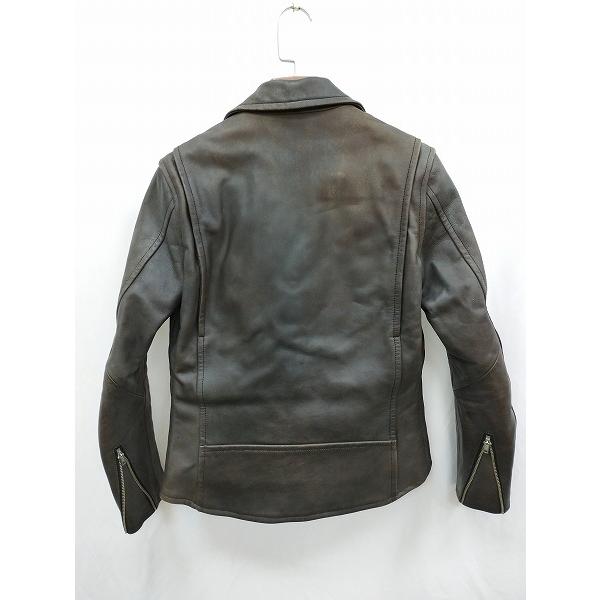 B412 [人気] AMERICAN RAG CIE アメリカンラグシー ダブルライダースジャケット 1 ブラウン系 牛革 AKS-M162-BL019 | ★ |  | 01