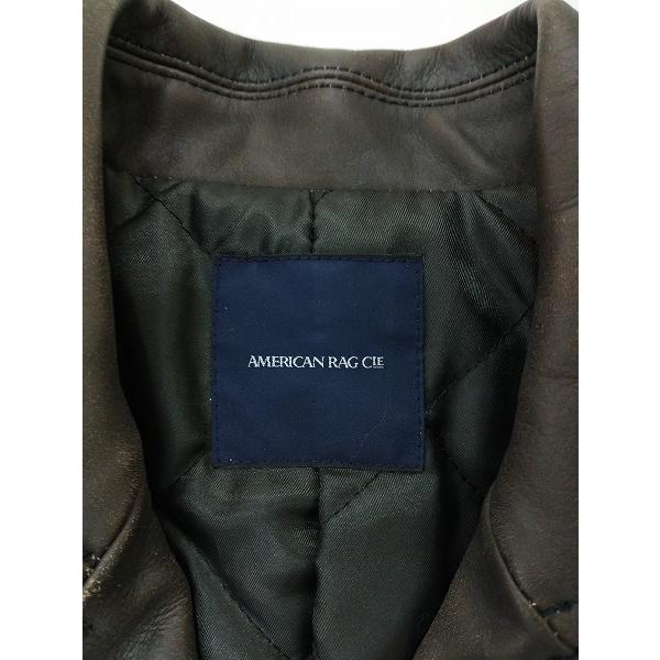 B412 [人気] AMERICAN RAG CIE アメリカンラグシー ダブルライダースジャケット 1 ブラウン系 牛革 AKS-M162-BL019 | ★ |  | 02