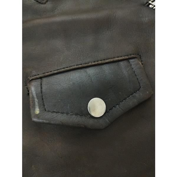 B412 [人気] AMERICAN RAG CIE アメリカンラグシー ダブルライダースジャケット 1 ブラウン系 牛革 AKS-M162-BL019 | ★ |  | 04