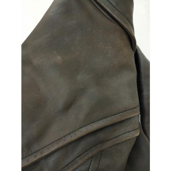 B412 [人気] AMERICAN RAG CIE アメリカンラグシー ダブルライダースジャケット 1 ブラウン系 牛革 AKS-M162-BL019 | ★ |  | 05