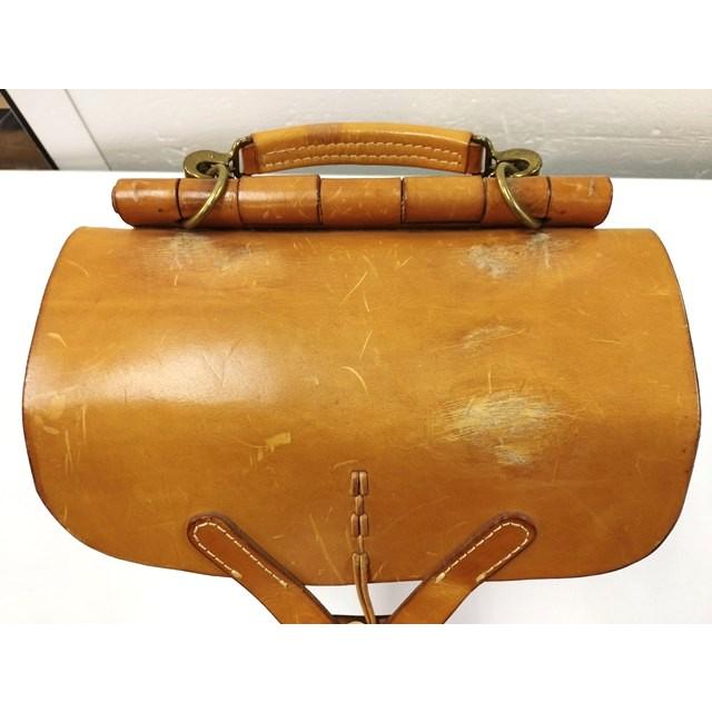 B554 [人気] HERZ ヘルツ リュック ブラウン系 レザー 日本製 パラシュートリュック | ★ |  | 08