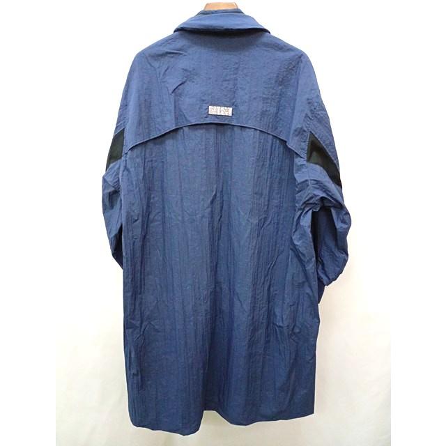 [美品] STOF ストフ ナイロンコート ネイビー 日本製 ステンカラー 立体 ポケット Rain Won't Pocket | ★ B581 | STOF | 01