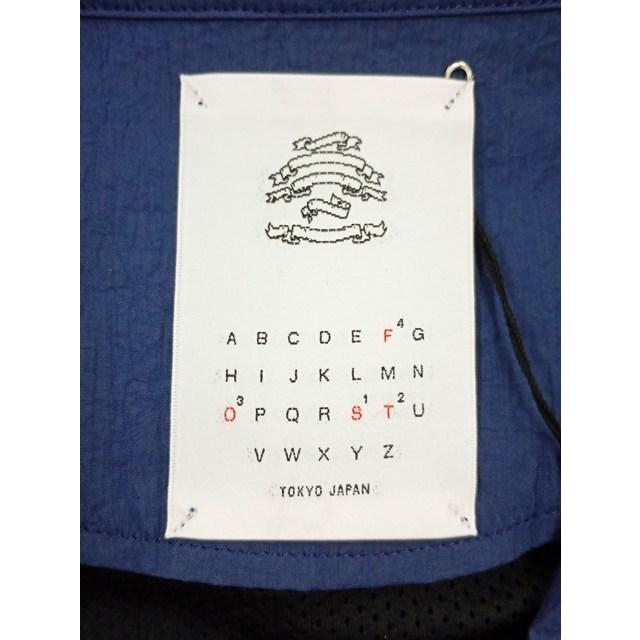 [美品] STOF ストフ ナイロンコート ネイビー 日本製 ステンカラー 立体 ポケット Rain Won't Pocket | ★ B581 | STOF | 02