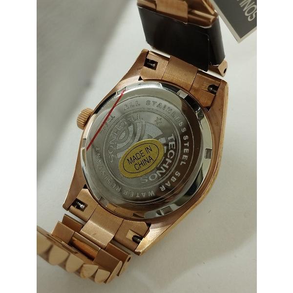 C554 [人気] TECHNOS テクノス 腕時計 ブラック×ゴールド オールステンレス クォーツ式 T9469 | ★ |  | 02