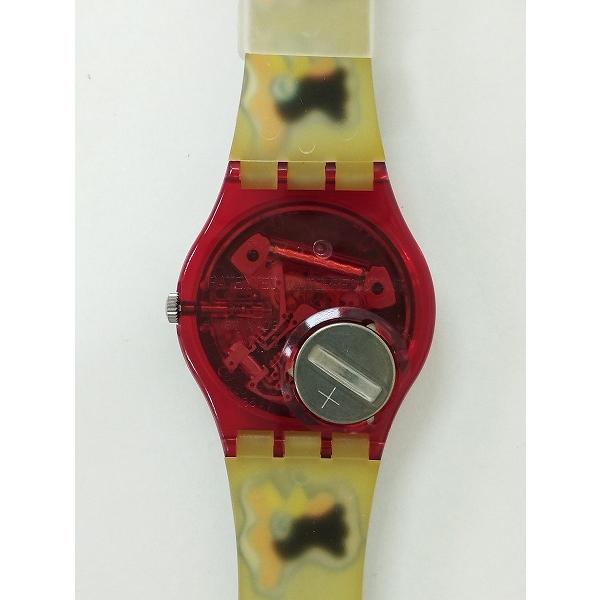 D191 [人気] swatch スウォッチ 腕時計 レッド×ブルー CHICCIRICHI Massimo Giacon クォーツ式 GR112 | ★ |  | 02