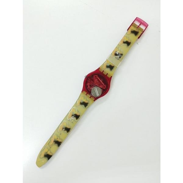 D191 [人気] swatch スウォッチ 腕時計 レッド×ブルー CHICCIRICHI Massimo Giacon クォーツ式 GR112 | ★ |  | 04