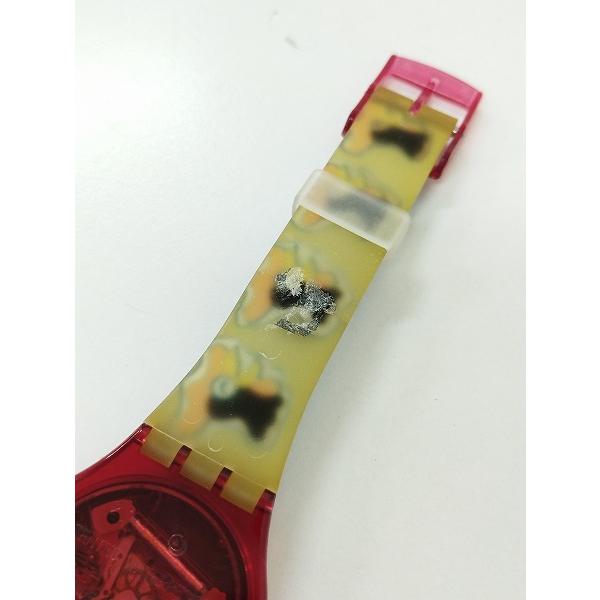 D191 [人気] swatch スウォッチ 腕時計 レッド×ブルー CHICCIRICHI Massimo Giacon クォーツ式 GR112 | ★ |  | 06