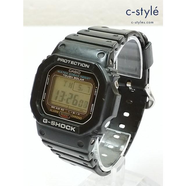 時計 CASIO G-SHOCK G-5600E 3160 D415 [動作品] CASIO カシオ 腕時計 ブラック ソーラー デジタル