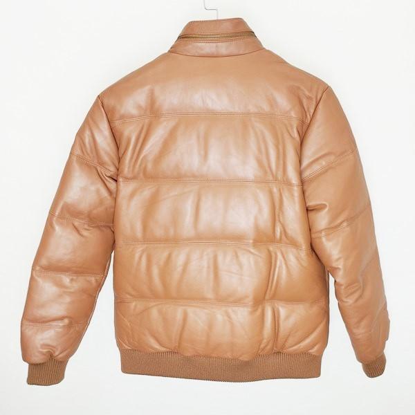 Supreme D848 [秋冬物][人気] シュプリーム Leather Down Jacket