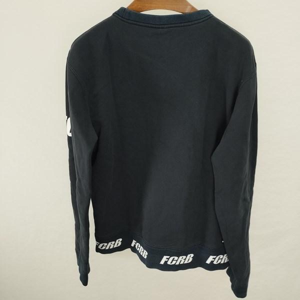 E564 [人気] F.C.Real Bristol LOGO RIBBED CREW NECK SWEAT クルーネックスウェット S ブラック FCRB-202062 | N★｜c-styles｜02