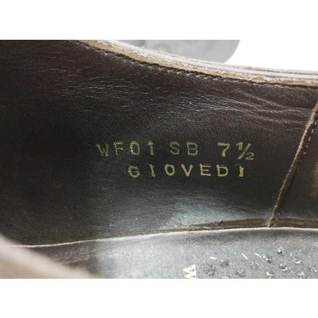 F810 [人気] Perfetto ペルフェット ドレスシューズ 7・1/2 ブラウン セミブローグ メダリオン WF01 | ★ |  | 05