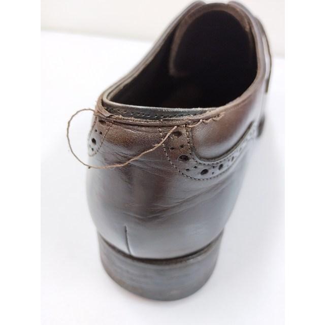 F810 [人気] Perfetto ペルフェット ドレスシューズ 7・1/2 ブラウン セミブローグ メダリオン WF01 | ★ |  | 08