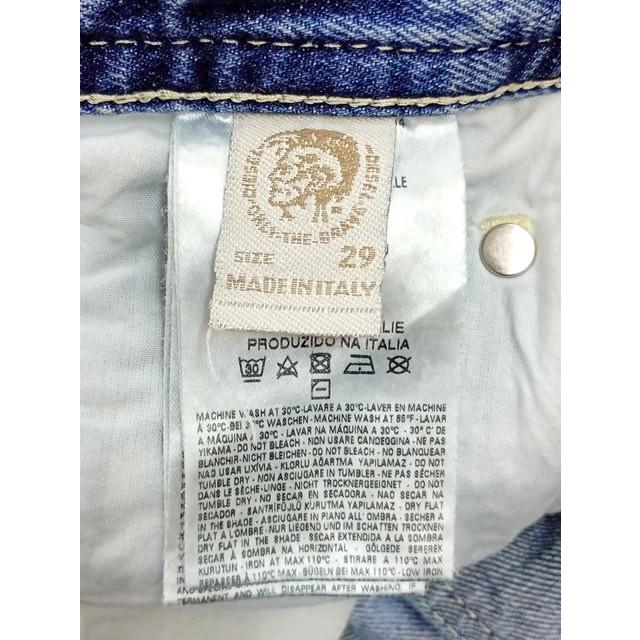 H191 [人気] DIESEL ディーゼル デニムパンツ 29 インディゴ BUSTER レギュラー スリムテーパード ユーズド加工 | ★ |  | 03