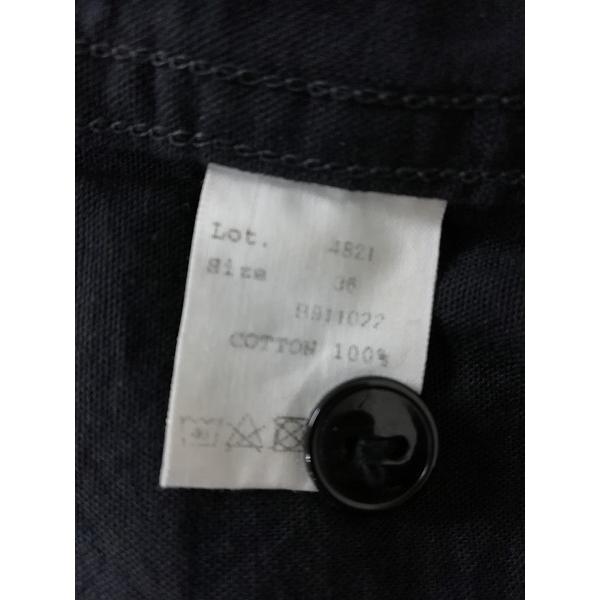 [人気] FULLCOUNT フルカウント シャンブレーシャツ 36 ブラック 半袖 綿100％ 4821 | ★ H376 |  | 03