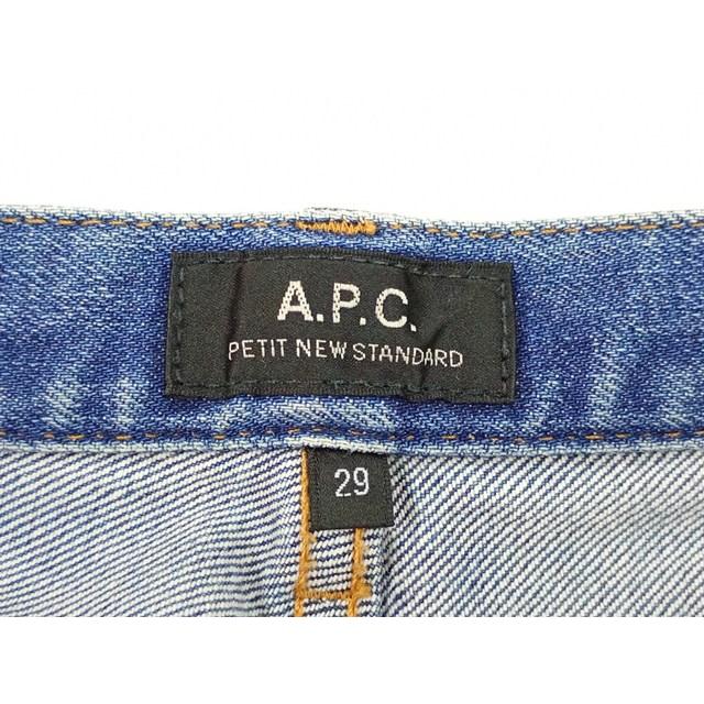 [人気] A.P.C. アーペーセー デニムパンツ 29 インディゴ プチニュースタンダード ストレート RN149947 | ★ H437 |  | 02