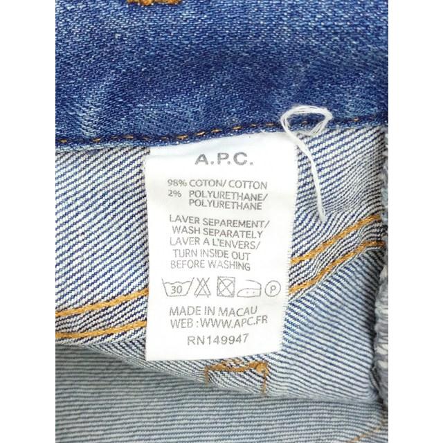 [人気] A.P.C. アーペーセー デニムパンツ 29 インディゴ プチニュースタンダード ストレート RN149947 | ★ H437 |  | 03