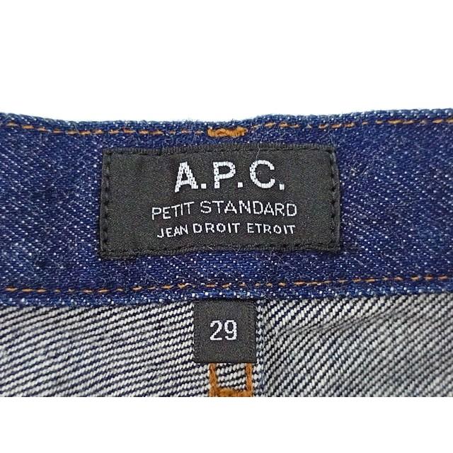 [人気] A.P.C. アーペーセー デニムパンツ 29 インディゴ プチニュースタンダード ストレート RN149947 | ★ H438 |  | 02