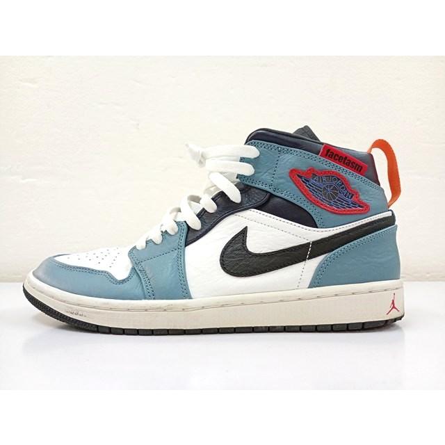 [人気] NIKE × FACETASM スニーカー 27.5cm ホワイト×グレー系 AIR JORDAN 1 MID FEARLESS APLA CU2802-100 | ★ I275 | NIKE | 01