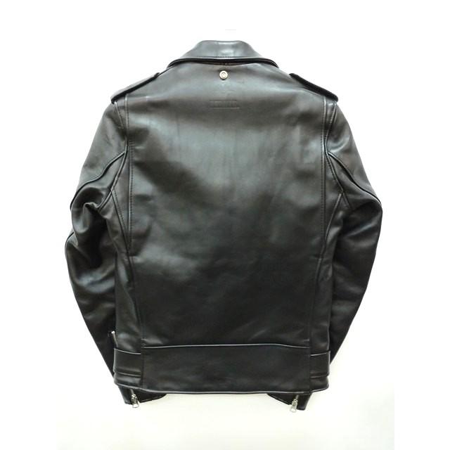 SCHOTT レザージャケット レッド/ブラック 中古・古着通販】Schott (ショット) シングルレザーライダース