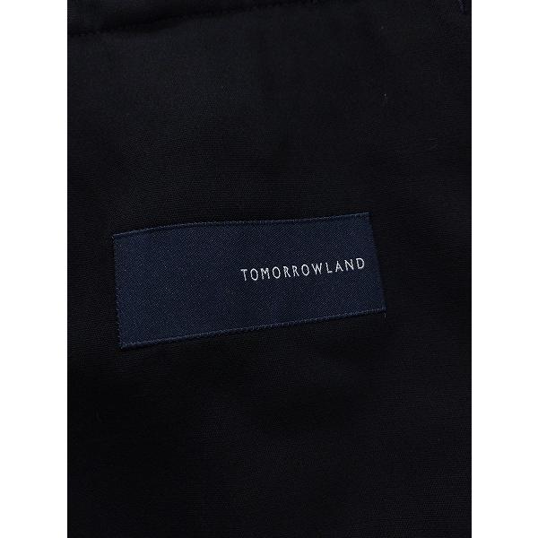 J075 [人気] TOMORROWLAND トゥモローランド テーラードジャケット 44 ネイビー 63-07-31-07205 | ★ |  | 02