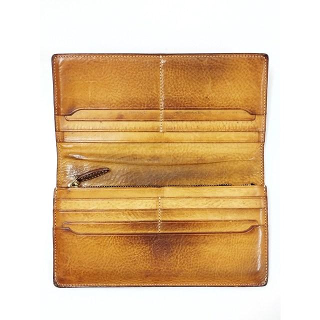 J100 [人気] GANZO ガンゾ 長財布 ブラック レザー 二つ折り | ★ |  | 03