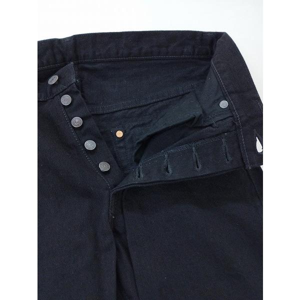 J114 [人気] FULL COUNT フルカウント デニムパンツ 32 ブラック 1109 綿100% ボタンフライ | ★ |  | 03
