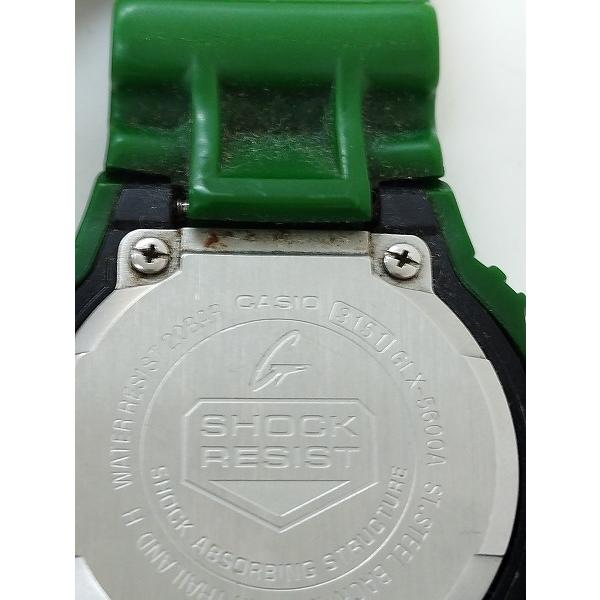 J252 [動作品] CASIO カシオ 腕時計 グリーン G-SHOCK 3151 GLX-5600A