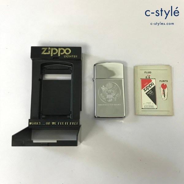M030 [人気] ZIPPO ジッポー オイルライター スリム UNITED STATES OF 