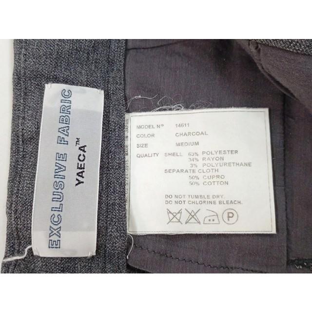[人気] YAECA ERGONOMIC ヤエカエルゴノミック スリムパンツ M チャコールグレー | ★ N146 |  | 03