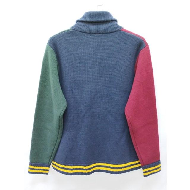 P004 [秋冬物][人気] VAN JAC ヴァンヂャケット ショールカラーカーディガン L マルチカラー PW-69516 | O★ |  | 01