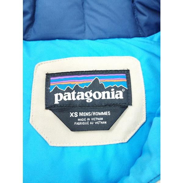 P030 [秋冬物][人気] Patagonia パタゴニア ダウンジャケット XS ベージュ×ネイビー BIVY DOWN JACKET 28321FA14 | O★ | patagonia | 02
