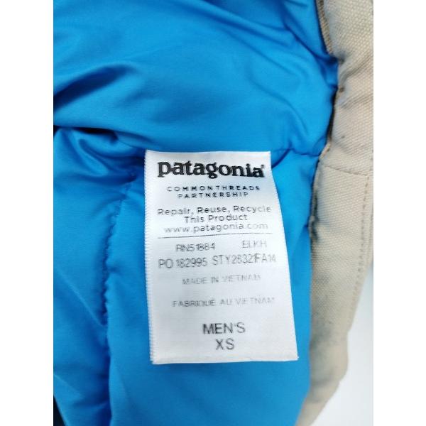 P030 [秋冬物][人気] Patagonia パタゴニア ダウンジャケット XS ベージュ×ネイビー BIVY DOWN JACKET 28321FA14 | O★ | patagonia | 03