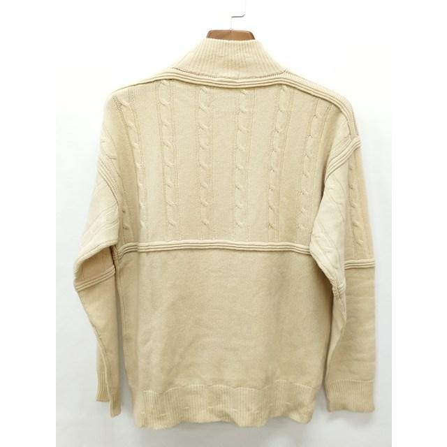 P100 [秋冬][人気] malo マーロ ケーブルニット 46 ベージュ カシミヤ