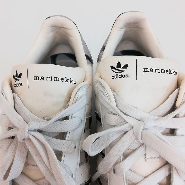 adidas marimekko コラボ スニーカー ホワイト 23.5cm