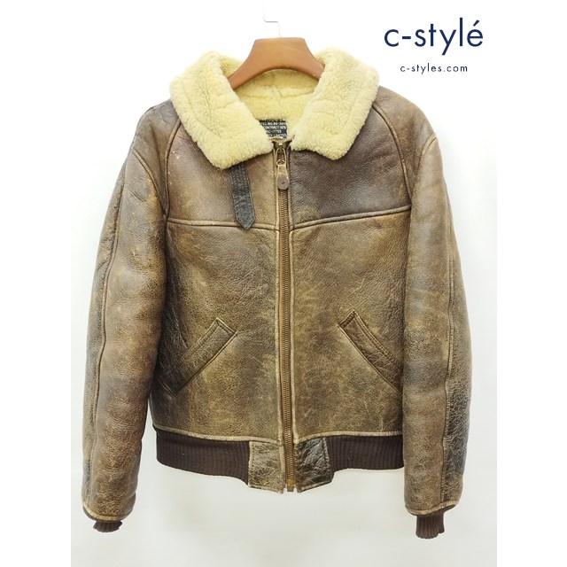 P149 [秋冬][人気] AVIREX アヴィレックス フライトジャケット 38 ブラウン B-6 SPEC.NO.94-3888 | ★ | 