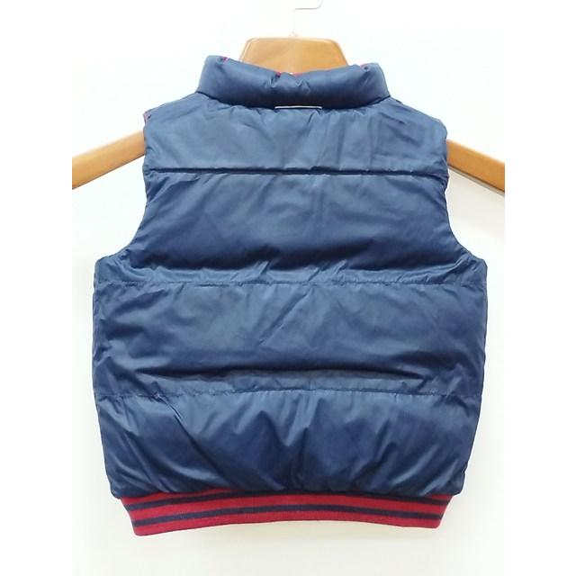 P152 [人気] RALPH LAUREN ラルフローレン ダウンベスト 24M レッド×ネイビー リバーシブル キッズ 男の子 女の子 | ★ |  | 03