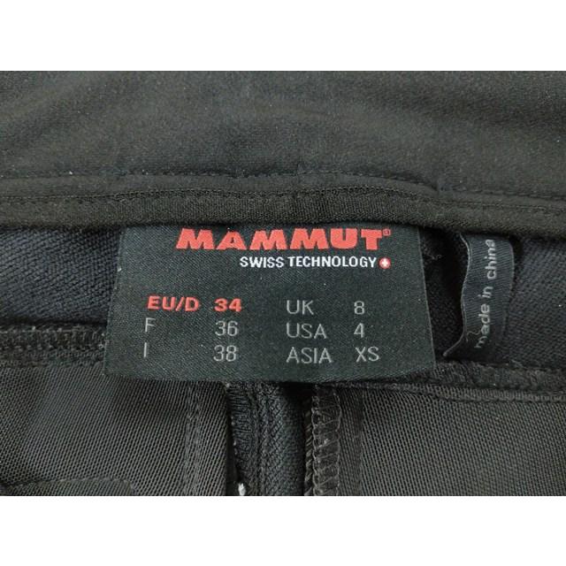 P165 [人気] MAMMUT マムート スキーパンツ XS ブラック 1020-05820 レディース | ★ |  | 02